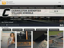 Tablet Screenshot of carrolltonschools.org